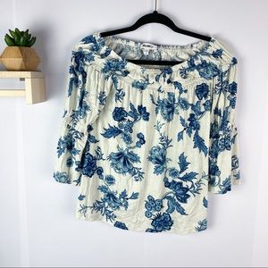 William Rast floral top size medium‎